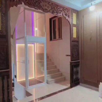 400 کیلوگرم آسانسور پیچ دار کمکت خانه آسانسور 50 فوت ارتفاع سفر
