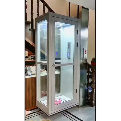 خانه آسانسور هیدرولیک برای آسانسورهای مسکونی کوچک ویلا کابین لخت