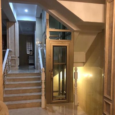 سیلندر های بزرگ کنترل میکروپروسسر اسنادی آسانسور هیدرولیک خانه کابین تماشای مناظر برای خصوصی