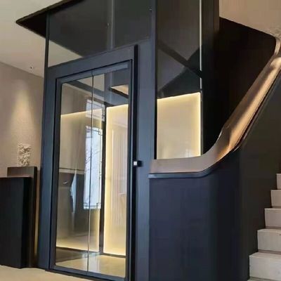 5 توقف آسانسور هیدرولیک اتوماتیک با 4.7kW موتور اتاق ماشین کمتر Mrl آسانسور