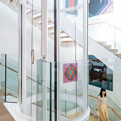 400 کیلوگرم آسانسورهای خانگی آسانسورهای داخلی بدون دنده برای خانه