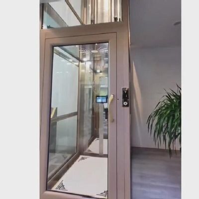 کنترل صفحه نمایش LCD درب اتوماتیک کشش آسانسور خانه با دکمه توقف اضطراری