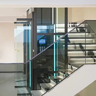 ارتفاع سفر تا 30 متری آسانسورهای خانگی با سنسورهای ایمنی و درب های کشویی خودکار