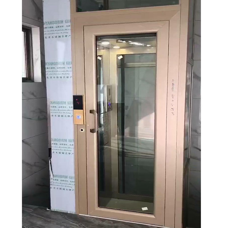 کابین برهنه هیدرولیک آسانسور شخصی کوچک 500 کیلوگرم 0.2-0.4 M/S