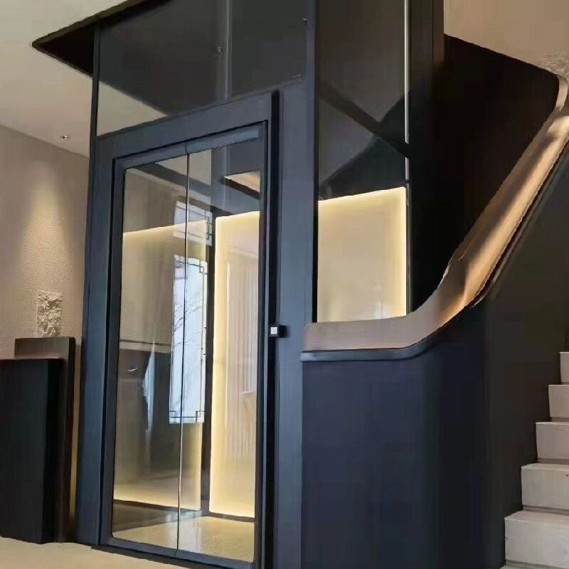 5 توقف آسانسور هیدرولیک اتوماتیک با 4.7kW موتور اتاق ماشین کمتر Mrl آسانسور