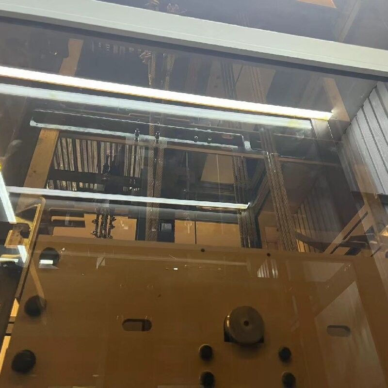 صوتی کاهش یافته آسانسور کشش بدون دنده آسانسور خانگی با درب های کششی اتوماتیک تا 1000 کیلوگرم