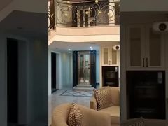 دو طبقه کابل کششی آسانسور خانه به آرامی در حال اجرا 0.6 M/S